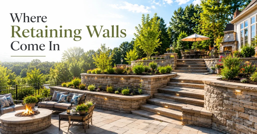 Where Retaining Walls Come In