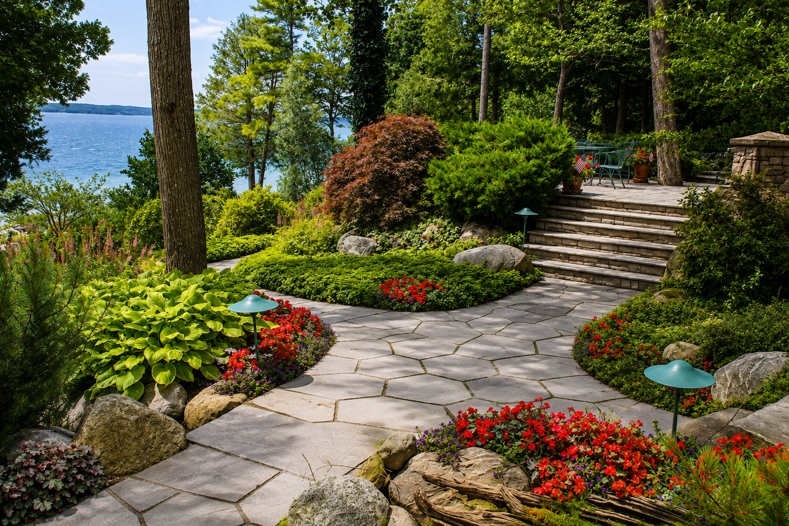 Landscaping and hardscaping project by Avant Land Co in Conway, SC