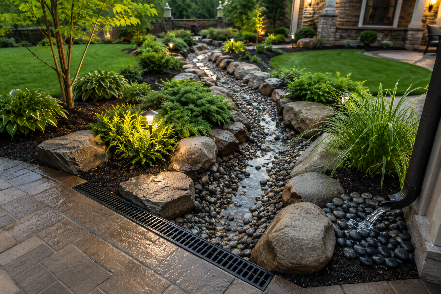 Landscaping and hardscaping project by Avant Land Co in Conway, SC
